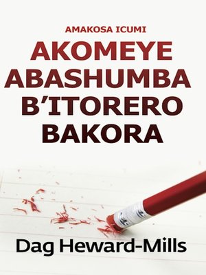 cover image of Amakosa Icumi Akomeye Abashumba B'itorero Bakora